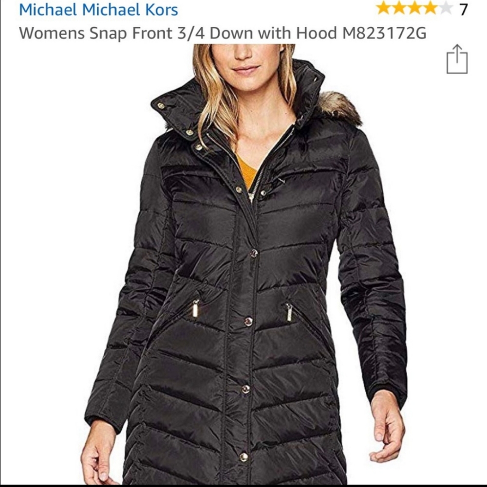 Michael Kors Long Puffer Jacket
